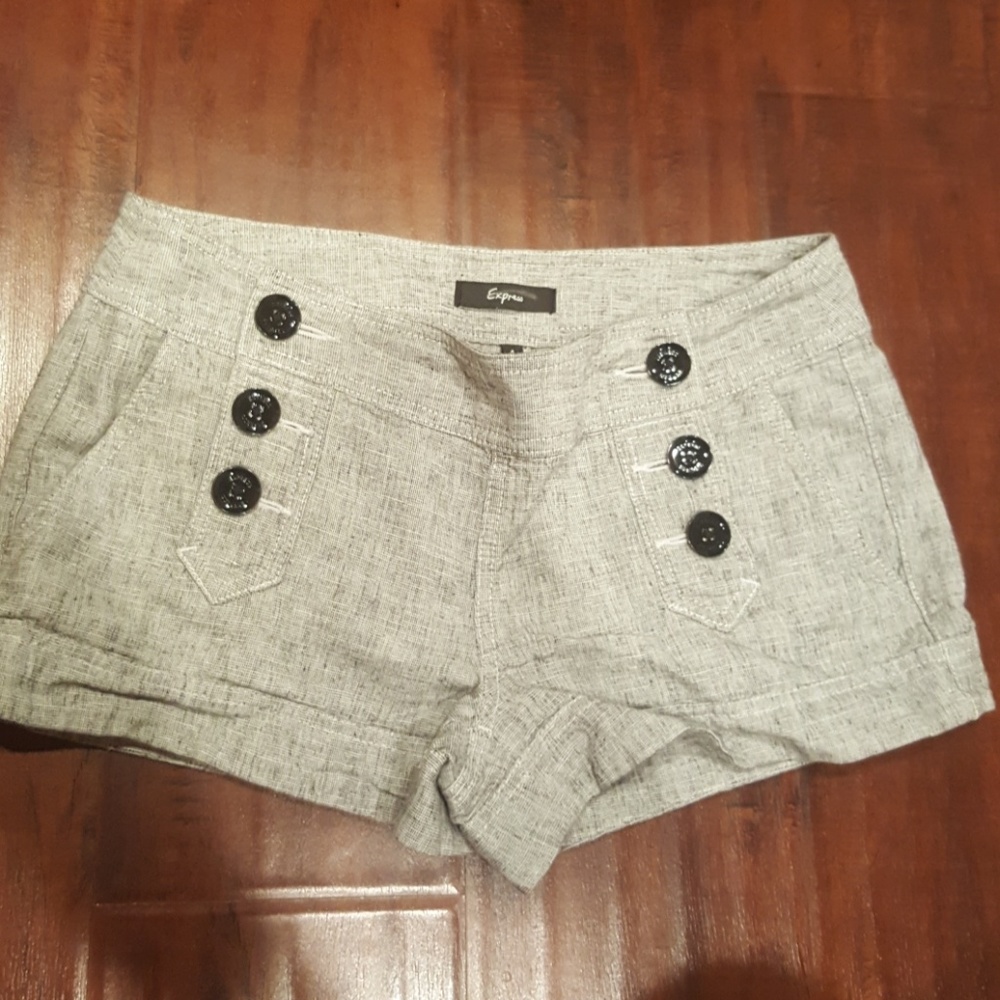 Express grey shorts